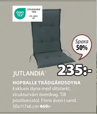 JYSK HOPBALLE TRÄDGÅRDSDYNA erbjuda
