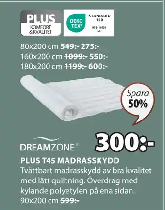 JYSK PLUS T45 MADRASSKYDD erbjuda
