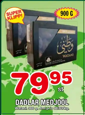 Nya Pulsen DADLAR MEDJOOL erbjuda