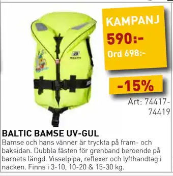 SeaSea BALTIC BAMSE UV-GUL erbjuda