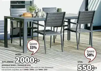 JYSK PADHOLM STOL erbjuda