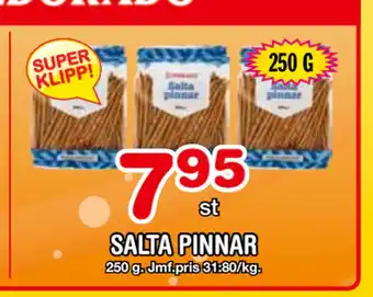 Nya Pulsen SALTA PINNAR erbjuda