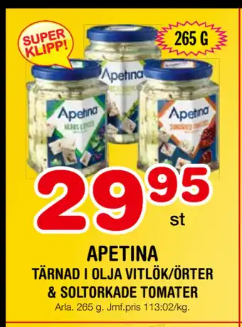 Nya Pulsen APETINA erbjuda