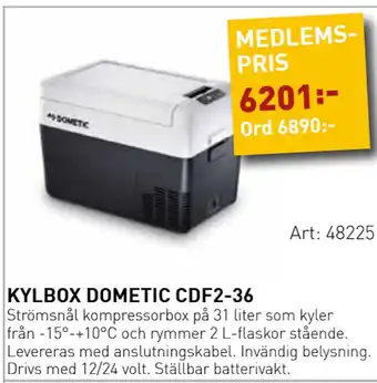 SeaSea KYLBOX DOMETIC CDF2-36 erbjuda