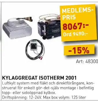 SeaSea KYLAGGREGAT ISOTHERM 2001 erbjuda