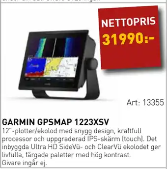 SeaSea GARMIN GPSMAP 1223XSV erbjuda