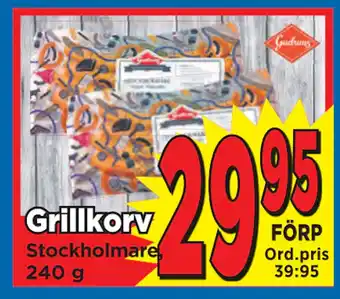 Supergrossen Grillkorv erbjuda