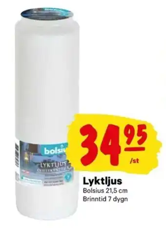 City Gross Bolsius Lyktljus 21,5cm erbjuda