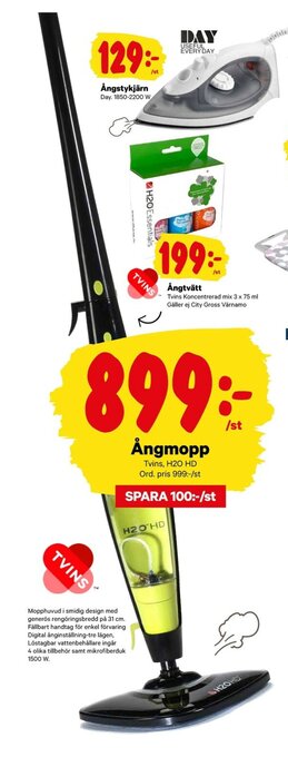 City Gross Ångmopp erbjuda