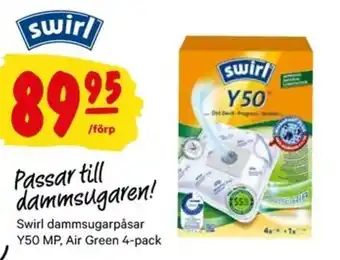 City Gross Swirl Dammsugarpåsar 4-pack erbjuda