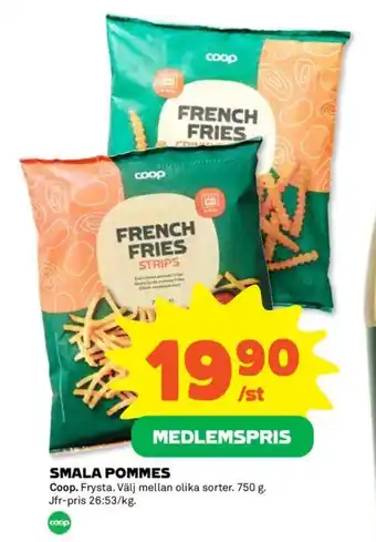 Coop Daglivs SMALA POMMES erbjuda