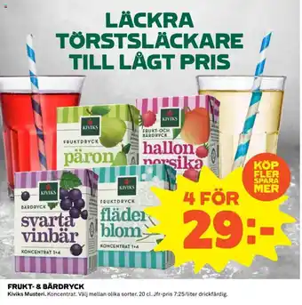 Coop Daglivs FRUKT- & BÄRDRYCK erbjuda
