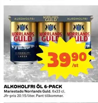 Coop Daglivs ALKOHOLFRI ÖL 6-PACK erbjuda