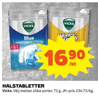 Coop Daglivs HALSTABLETTER erbjuda