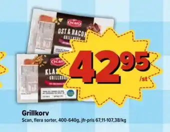 Östenssons Scan grillkorv erbjuda