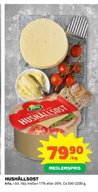Coop Arla hushållsost erbjuda