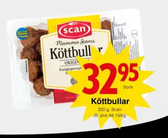 Matöppet Mamma scan köttbullar erbjuda