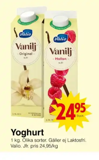 Valio yoghurt