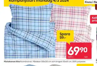 Rusta Nyansfärg bäddset erbjuda