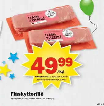 Pekås Fläskytterfilé erbjuda