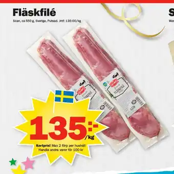 Pekås Fläskfilé erbjuda