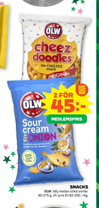 Coop Forum SNACKS erbjuda