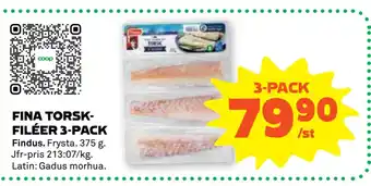 Stora Coop FINA TORSKFILÉER 3-PACK erbjuda