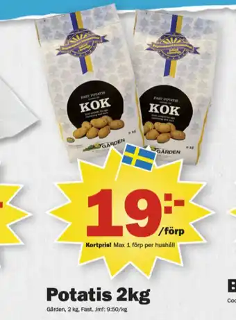 Pekås Gården potatis erbjuda