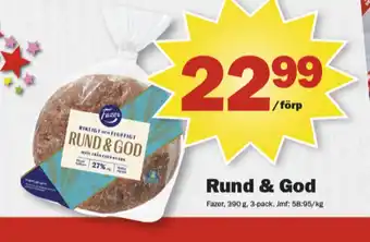 Pekås Rund & god bröd erbjuda