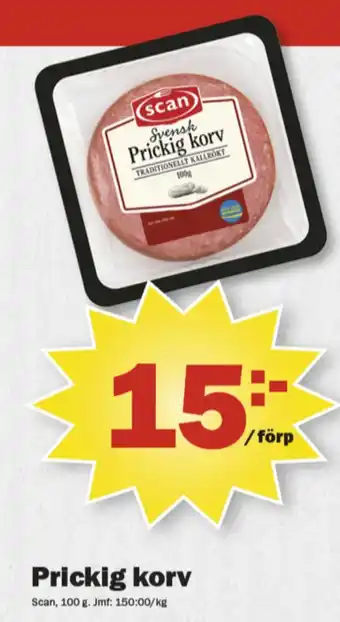 Pekås Scan korv erbjuda