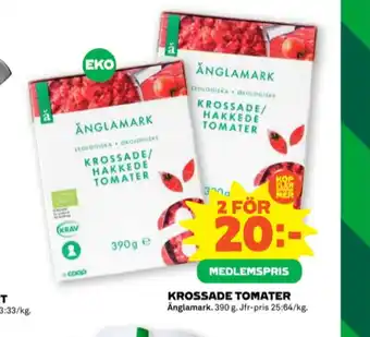 Stora Coop Änglamark tomater erbjuda