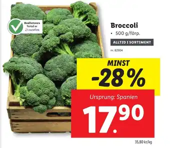 Lidl Broccoli erbjuda