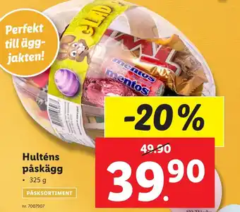 Lidl Hulténs påskägg erbjuda