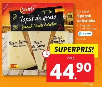 Lidl Spansk ostbricka erbjuda