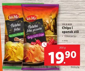 Lidl Chips i spansk stil erbjuda