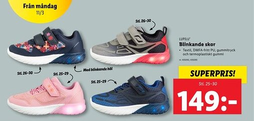 Blinkande skor