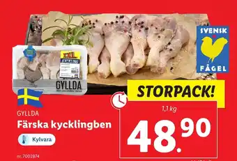Lidl Färska kycklingben erbjuda