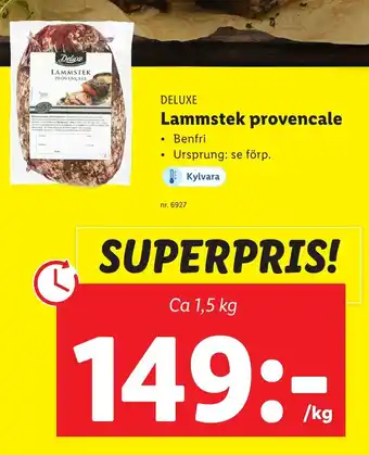 Lidl Lammstek provencale erbjuda