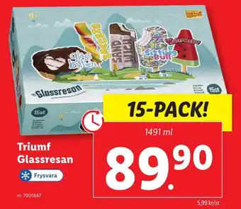 Lidl Triumf Glassresan erbjuda