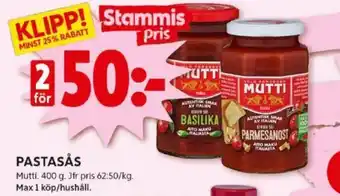 ICA Kvantum PASTASÅS erbjuda