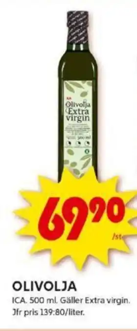ICA Kvantum OLIVOLJA erbjuda