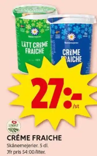 ICA Kvantum CREME FRAICHE erbjuda