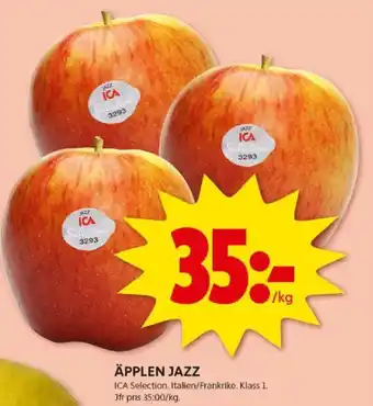 ICA Kvantum ÄPPLEN JAZZ erbjuda