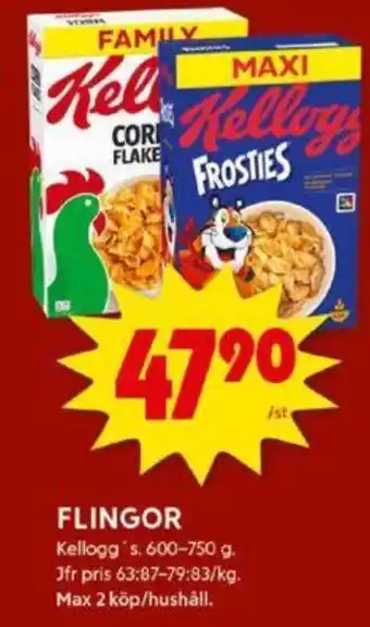 ICA Kvantum FLINGOR erbjuda