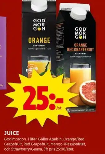 ICA Kvantum JUICE erbjuda