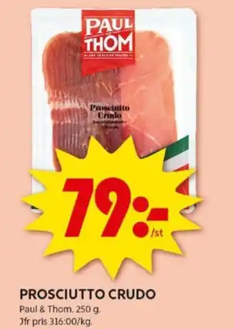 ICA Kvantum PROSCIUTTO CRUDO erbjuda