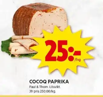 ICA Kvantum COCOQ PAPRIKA erbjuda