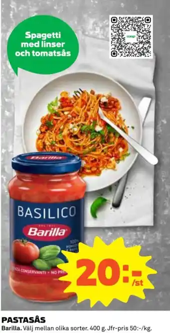 Coop PASTASÅS erbjuda