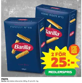 Coop PASTA erbjuda