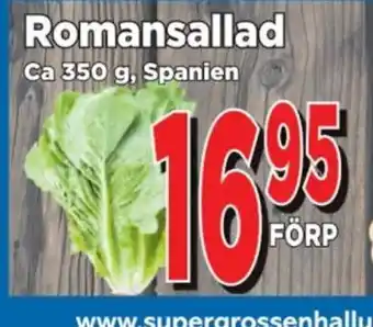 Supergrossen Romansallad erbjuda